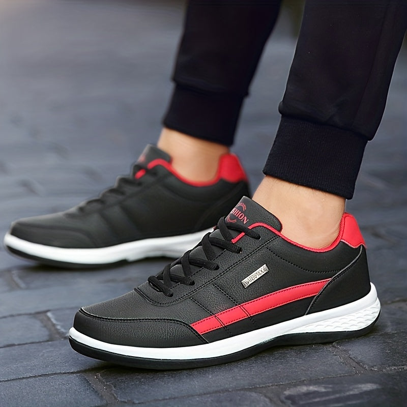 Men's Lace-up Sneakers - Athletic Shoes - Wear-resistant And Breathable